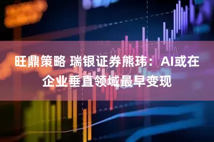 旺鼎策略 瑞银证券熊玮：AI或在企业垂直领域最早变现